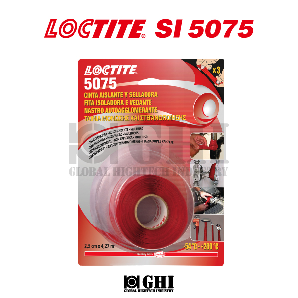 LOCTITE SI 5075 (응급 보수용 실리콘 고무 절연/밀봉 테이프)